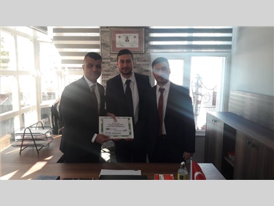 MESLEKTAŞIMIZIN OFİS AÇILIŞINA KATILDIK
