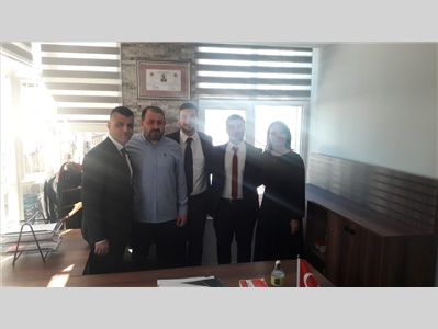 MESLEKTAŞIMIZIN OFİS AÇILIŞINA KATILDIK