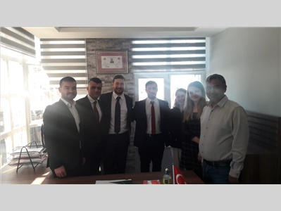 MESLEKTAŞIMIZIN OFİS AÇILIŞINA KATILDIK
