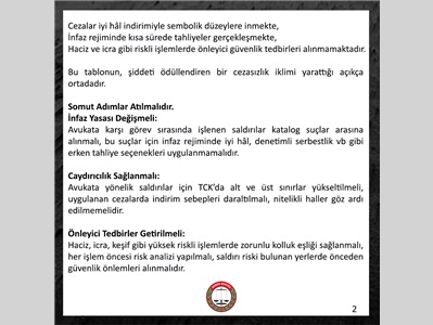 AVUKATA YÖNELİK SALDIRI KABUL EDİLEMEZ !