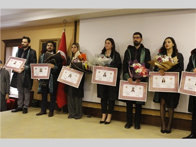 25 STAJYER AVUKATIMIZ CÜBBE GİYDİ