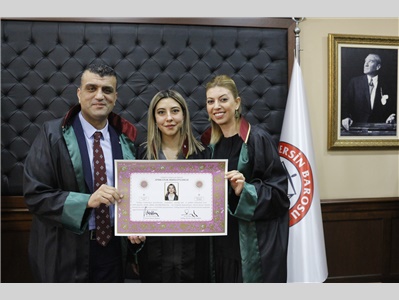 25 STAJYER AVUKATIMIZ CÜBBE GİYDİ