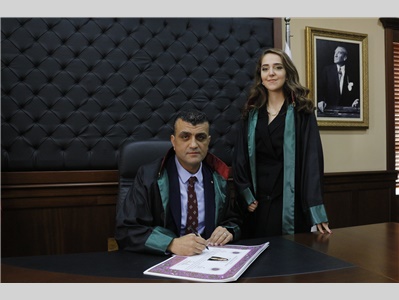 25 STAJYER AVUKATIMIZ CÜBBE GİYDİ