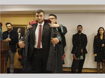 25 STAJYER AVUKATIMIZ CÜBBE GİYDİ