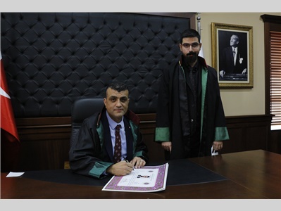 25 STAJYER AVUKATIMIZ CÜBBE GİYDİ