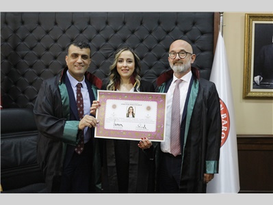 25 STAJYER AVUKATIMIZ CÜBBE GİYDİ