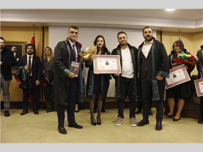 25 STAJYER AVUKATIMIZ CÜBBE GİYDİ