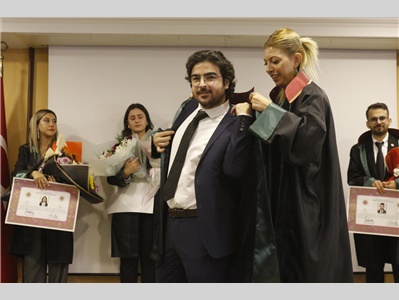25 STAJYER AVUKATIMIZ CÜBBE GİYDİ