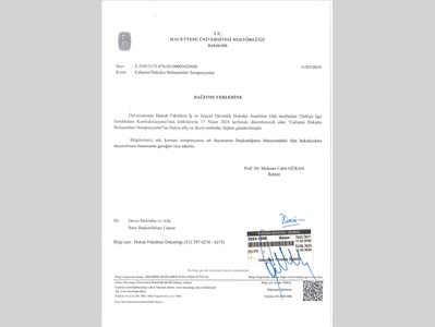 HACETTEPE ÜNİVERSİTESİ ÇALIŞMA HUKUKU BULUŞMALARI SEMPOZYUMU
