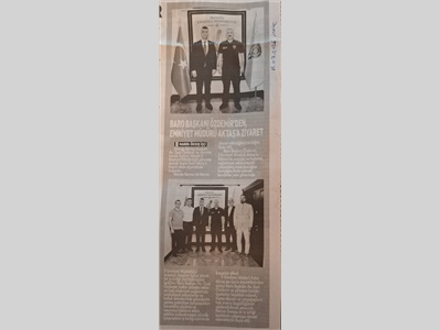 Mersin Barosundan, Mersin İl Emniyet Müdürü Aktaş'a ziyaret