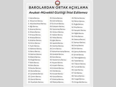BAROLAR ORTAK AÇIKLAMA YAPTI