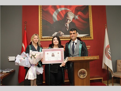 5 STAJYER AVUKATIMIZ, AVUKATLIK RUHSATNAMESİNİ ALDI