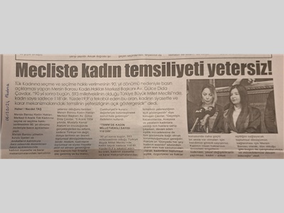 Türk kadınına seçme ve seçilke hakkı verilmesinin yıl dönümü basın açıklaması