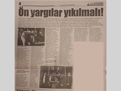 3 Aralık Dünya Engelliler Günü basın açıklaması