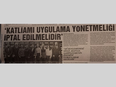 Katliam yasası yönetmeliğine tepki