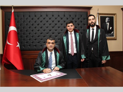 13 STAJYER AVUKATIMIZ, AVUKATLIK RUHSATNAMESİNİ ALDI