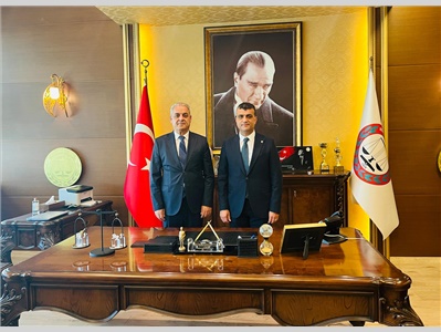 MERSİN CUMHURİYET BAŞSAVCISI SAYIN AHMET ÇELİKKOL’DAN, BARO BAŞKANIMIZ AV. GAZİ ÖZDEMİR’E VEDA ZİYARETİ