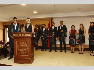 13 STAJYER AVUKATIMIZ CÜBBE GİYDİ