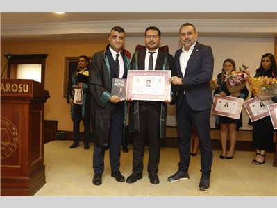 13 STAJYER AVUKATIMIZ CÜBBE GİYDİ