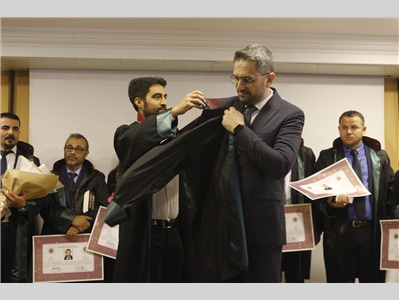 34 STAJYER AVUKATIMIZ CÜBBE GİYDİ