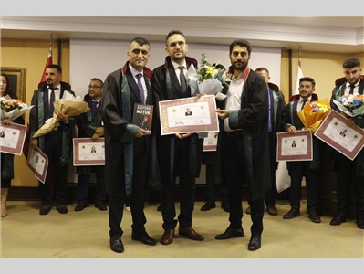 34 STAJYER AVUKATIMIZ CÜBBE GİYDİ