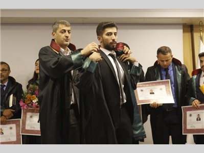 34 STAJYER AVUKATIMIZ CÜBBE GİYDİ