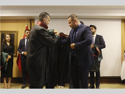 34 STAJYER AVUKATIMIZ CÜBBE GİYDİ