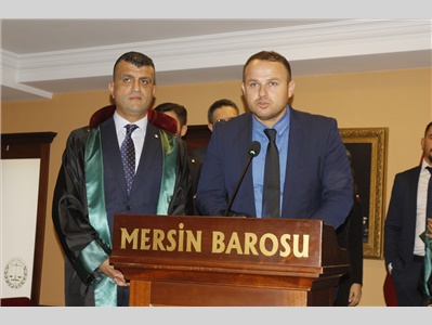 34 STAJYER AVUKATIMIZ CÜBBE GİYDİ