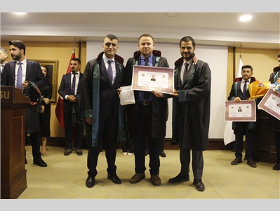34 STAJYER AVUKATIMIZ CÜBBE GİYDİ