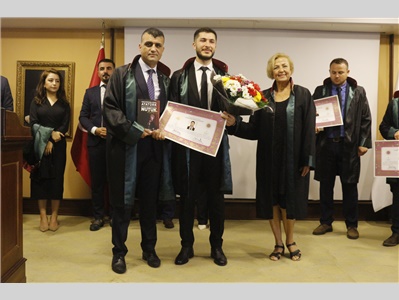 34 STAJYER AVUKATIMIZ CÜBBE GİYDİ