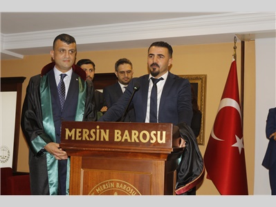 34 STAJYER AVUKATIMIZ CÜBBE GİYDİ