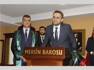 34 STAJYER AVUKATIMIZ CÜBBE GİYDİ