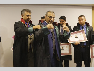 34 STAJYER AVUKATIMIZ CÜBBE GİYDİ