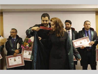 34 STAJYER AVUKATIMIZ CÜBBE GİYDİ