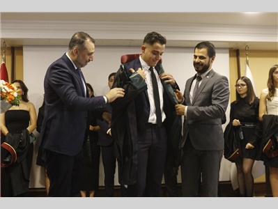 34 STAJYER AVUKATIMIZ CÜBBE GİYDİ