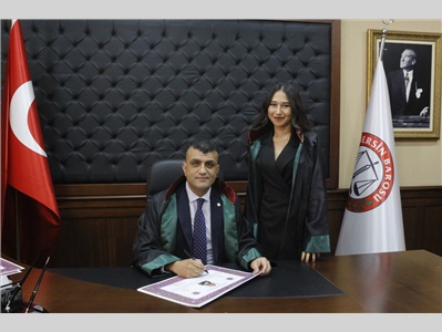 34 STAJYER AVUKATIMIZ CÜBBE GİYDİ