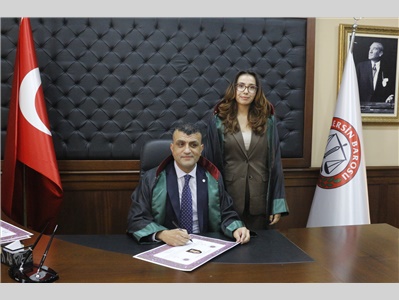 34 STAJYER AVUKATIMIZ CÜBBE GİYDİ