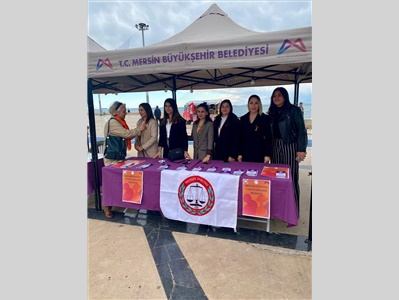 KADIN HAKLARI MERKEZİMİZ, KADINA ŞİDDETE KARŞI BİLGİLENDİRME BROŞÜRÜ DAĞITTI