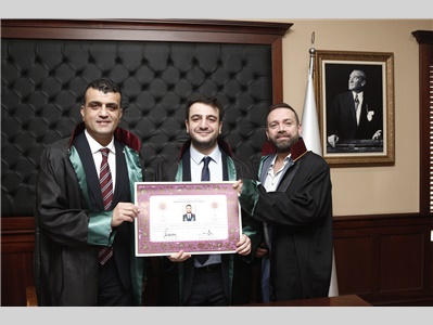 24 STAJYER AVUKATIMIZ, AVUKATLIK RUHSATNAMESİNİ ALDI