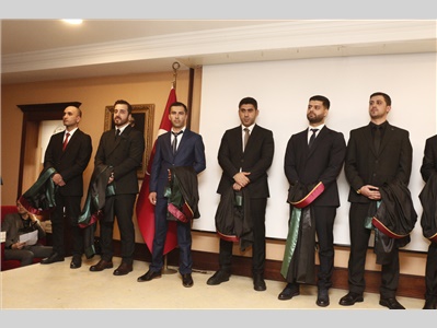 24 STAJYER AVUKATIMIZ, AVUKATLIK RUHSATNAMESİNİ ALDI