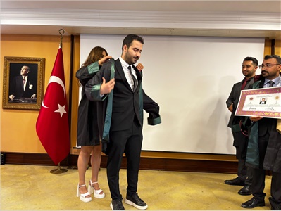 6 STAJYER AVUKATIMIZ CÜBBE GİYDİ