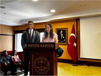 6 STAJYER AVUKATIMIZ CÜBBE GİYDİ