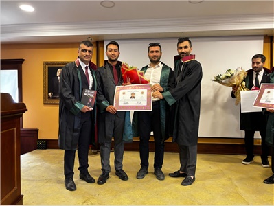 6 STAJYER AVUKATIMIZ CÜBBE GİYDİ