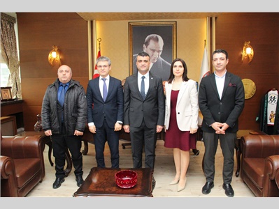 MERSİN DEFTERDARLIĞI YÖNETİMİNDEN, BARO BAŞKANIMIZA ZİYARET