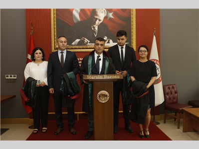 4 STAJYER AVUKATIMIZ CÜBBE GİYDİ