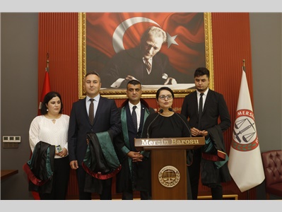 4 STAJYER AVUKATIMIZ CÜBBE GİYDİ