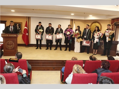 9 STAJYER AVUKATIMIZ, AVUKATLIK RUHSATNAMESİNİ ALDI