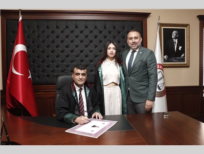 9 STAJYER AVUKATIMIZ, AVUKATLIK RUHSATNAMESİNİ ALDI