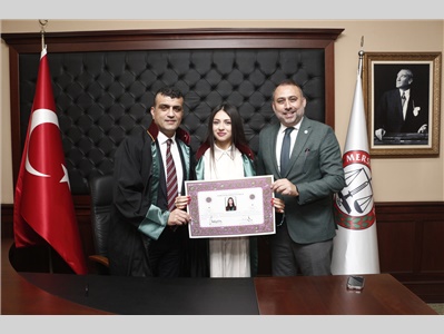 9 STAJYER AVUKATIMIZ, AVUKATLIK RUHSATNAMESİNİ ALDI