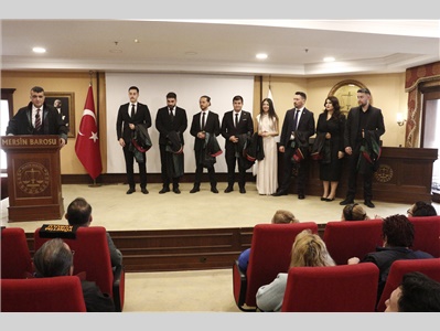 9 STAJYER AVUKATIMIZ, AVUKATLIK RUHSATNAMESİNİ ALDI